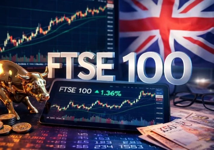 مؤشر فوتسي 100 يواصل التراجع تحت ضغط التوترات التجارية وضعف بيانات العمالة