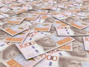 الكرونة السويدية تتراجع 7% وسط ضعف الأساسيات وارتفاع أسعار الفائدة